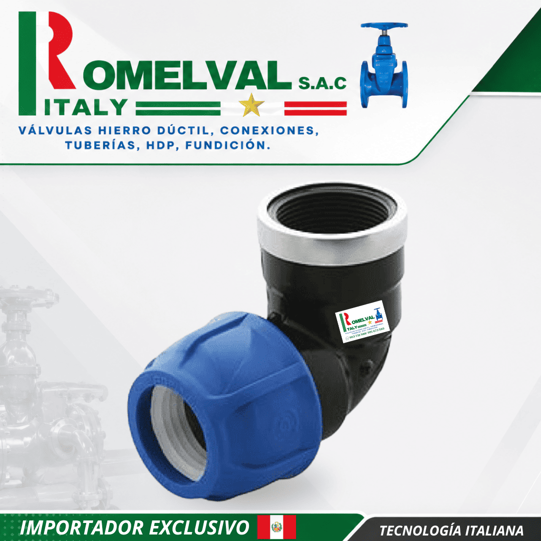 Codo rosca hembra HDPE